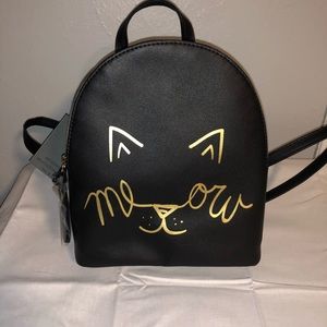 Mini cat print backpack from t-shirt and jeans co